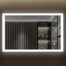 36 in. x 48 in. LED Lighted Bathroom Vanity Mirror, Touch Switch, Anti-Fog, Adjustable Color Temperature With Remembrance, Wall Mounted, Lighted Makeup Mirrors, Window Style Load image into Gallery viewer, 36 in. x 48 in. LED Lighted Bathroom Vanity Mirror, Touch Switch, Anti-Fog, Adjustable Color Temperature With Remembrance, Wall Mounted, Lighted Makeup Mirrors, Window Style