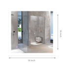 36 in. x 36 in. LED Lighted Bathroom Vanity Mirror, Anti-Fog, Touch Button, Adjustable Color Temperature & Remembrance, Wall Mounted Makeup Mirror, Window Style Load image into Gallery viewer, 36 in. x 36 in. LED Lighted Bathroom Vanity Mirror, Anti-Fog, Touch Button, Adjustable Color Temperature & Remembrance, Wall Mounted Makeup Mirror, Window Style