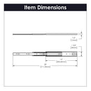 Drawer Slide Side Mount Full Extension 12 Inch (2 Pack) - Hickory Hardware Load image into Gallery viewer, Drawer Slide Side Mount Full Extension 12 Inch (2 Pack) - Hickory Hardware