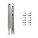 Drawer Slide Side Mount Full Extension 12 Inch (2 Pack) - Hickory Hardware Load image into Gallery viewer, Drawer Slide Side Mount Full Extension 12 Inch (2 Pack) - Hickory Hardware