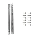 Drawer Slide Side Mount Full Extension 12 Inch (2 Pack) - Hickory Hardware Load image into Gallery viewer, Drawer Slide Side Mount Full Extension 12 Inch (2 Pack) - Hickory Hardware