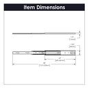 Drawer Slide Side Mount Full Extension 12 Inch (2 Pack) - Hickory Hardware Load image into Gallery viewer, Drawer Slide Side Mount Full Extension 12 Inch (2 Pack) - Hickory Hardware