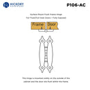 Hinge Flush Surface Face Mount (2 Hinges/Per Pack) - Hickory Hardware Load image into Gallery viewer, Hinge Flush Surface Face Mount (2 Hinges/Per Pack) - Hickory Hardware