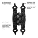 Hinge Flush Surface Face Mount (2 Hinges/Per Pack) - Hickory Hardware Load image into Gallery viewer, Hinge Flush Surface Face Mount (2 Hinges/Per Pack) - Hickory Hardware
