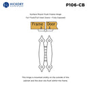 Hinge Flush Surface Face Mount (2 Hinges/Per Pack) - Hickory Hardware Load image into Gallery viewer, Hinge Flush Surface Face Mount (2 Hinges/Per Pack) - Hickory Hardware