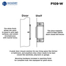Magnetic Catch 1-7/16 Inch Center to Center - Hickory Hardware Load image into Gallery viewer, Magnetic Catch 1-7/16 Inch Center to Center - Hickory Hardware