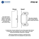 Gate Catch 1-5/8 Inch Center to Center - Hickory Hardware Load image into Gallery viewer, Gate Catch 1-5/8 Inch Center to Center - Hickory Hardware