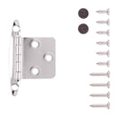 Flush Door Hinges Surface Face Frame Free Swinging (2 Hinges/Per Pack) - Hickory Hardware Load image into Gallery viewer, Flush Door Hinges Surface Face Frame Free Swinging (2 Hinges/Per Pack) - Hickory Hardware