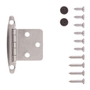Flush Door Hinges Surface Face Frame Free Swinging (2 Hinges/Per Pack) - Hickory Hardware Load image into Gallery viewer, Flush Door Hinges Surface Face Frame Free Swinging (2 Hinges/Per Pack) - Hickory Hardware