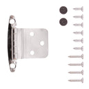 Hinge 3/8 Inch Inset Surface Face Frame Free Swinging (2 Hinges/Per Pack) - Hickory Hardware Load image into Gallery viewer, Hinge 3/8 Inch Inset Surface Face Frame Free Swinging (2 Hinges/Per Pack) - Hickory Hardware