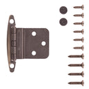 Hinge 3/8 Inch Inset Surface Face Frame Free Swinging (2 Hinges/Per Pack) - Hickory Hardware Load image into Gallery viewer, Hinge 3/8 Inch Inset Surface Face Frame Free Swinging (2 Hinges/Per Pack) - Hickory Hardware