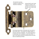 Hinge 3/8 Inch Inset Surface Face Frame Self-Close (2 Hinges/Per Pack) - Hickory Hardware Load image into Gallery viewer, Hinge 3/8 Inch Inset Surface Face Frame Self-Close (2 Hinges/Per Pack) - Hickory Hardware