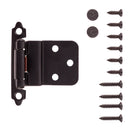 Hinge 3/8 Inch Inset Surface Face Frame Self-Close (2 Hinges/Per Pack) - Hickory Hardware Load image into Gallery viewer, Hinge 3/8 Inch Inset Surface Face Frame Self-Close (2 Hinges/Per Pack) - Hickory Hardware