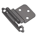 Hinge 3/8 Inch Inset Surface Face Frame Self-Close (2 Hinges/Per Pack) - Hickory Hardware Load image into Gallery viewer, Hinge 3/8 Inch Inset Surface Face Frame Self-Close (2 Hinges/Per Pack) - Hickory Hardware