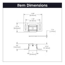 Cabinet Catch 2 Inch Center to Center in Cadmium - Hickory Hardware Load image into Gallery viewer, Cabinet Catch 2 Inch Center to Center in Cadmium - Hickory Hardware