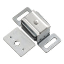 Cabinet Door Catch 2 Inch Center to Center in Cadmium- Hickory Hardware Load image into Gallery viewer, Cabinet Door Catch 2 Inch Center to Center in Cadmium- Hickory Hardware
