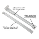 Drawer Slide Bottom Mount 3/4 Extension 12 Inch - Hickory Hardware Load image into Gallery viewer, Drawer Slide Bottom Mount 3/4 Extension 12 Inch - Hickory Hardware