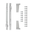 Drawer Slide Bottom Mount 3/4 Extension 12 Inch - Hickory Hardware Load image into Gallery viewer, Drawer Slide Bottom Mount 3/4 Extension 12 Inch - Hickory Hardware