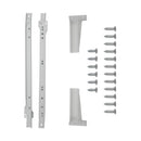 Drawer Slide Bottom Mount 3/4 Extension 12 Inch - Hickory Hardware Load image into Gallery viewer, Drawer Slide Bottom Mount 3/4 Extension 12 Inch - Hickory Hardware