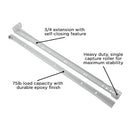 Drawer Slide Bottom Mount 3/4 Extension 12 Inch - Hickory Hardware Load image into Gallery viewer, Drawer Slide Bottom Mount 3/4 Extension 12 Inch - Hickory Hardware