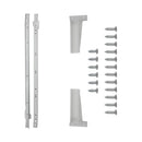Drawer Slide Bottom Mount 3/4 Extension 12 Inch - Hickory Hardware Load image into Gallery viewer, Drawer Slide Bottom Mount 3/4 Extension 12 Inch - Hickory Hardware