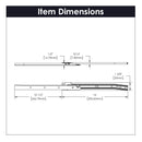 Drawer Slide Side Mount 3/4 Extension 12 Inch - Hickory Hardware Load image into Gallery viewer, Drawer Slide Side Mount 3/4 Extension 12 Inch - Hickory Hardware