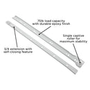 Drawer Slide Side Mount 3/4 Extension 12 Inch - Hickory Hardware Load image into Gallery viewer, Drawer Slide Side Mount 3/4 Extension 12 Inch - Hickory Hardware