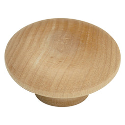 Wood Knob 2 Inch Diameter (2 Pack) - Natural Woodcraft Collection Wood Knob 2 Inch Diameter (2 Pack) - Natural Woodcraft Collection