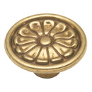 Antique Brass Knob 1-5/8 Inch Diameter - Manor House Collection Load image into Gallery viewer, Antique Brass Knob 1-5/8 Inch Diameter - Manor House Collection