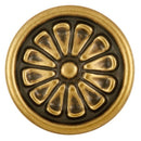 Antique Brass Knob 1-5/8 Inch Diameter - Manor House Collection Load image into Gallery viewer, Antique Brass Knob 1-5/8 Inch Diameter - Manor House Collection