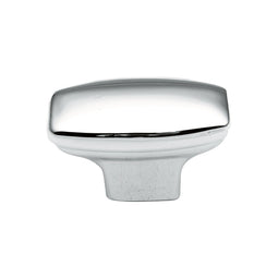 Knob Rectangular 1-7/16 Inch x 3/4 Inch - Metropolis Collection Knob Rectangular 1-7/16 Inch x 3/4 Inch - Metropolis Collection