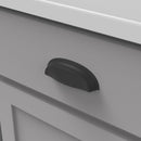 Hickory Hardware - American Diner Collection - Cup Pull 3 Inch & 3-3/4 Inch (96mm) Center to Center Load image into Gallery viewer, Hickory Hardware - American Diner Collection - Cup Pull 3 Inch & 3-3/4 Inch (96mm) Center to Center