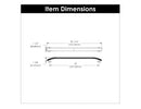 Appliance Pull - 18 Inch - Center to Center - Hickory Hardware Load image into Gallery viewer, Appliance Pull - 18 Inch - Center to Center - Hickory Hardware
