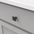 Knob 1-1/4 Inch Square - Craftsman Collection Load image into Gallery viewer, Knob 1-1/4 Inch Square - Craftsman Collection