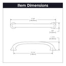Cabinet Handles - 5-1/16 Inch (128mm) Center to Center - Hickory Hardware Load image into Gallery viewer, Cabinet Handles - 5-1/16 Inch (128mm) Center to Center - Hickory Hardware