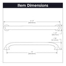 Appliance Pull - 13 Inch Center to Center - Hickory Hardware Load image into Gallery viewer, Appliance Pull - 13 Inch Center to Center - Hickory Hardware