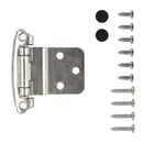 Door Hinges 3/8 Inch Inset Surface Face Frame Self-Close (2 Hinges/Per Pack) - Hickory Hardware - Load image into Gallery viewer, Door Hinges 3/8 Inch Inset Surface Face Frame Self-Close (2 Hinges/Per Pack) - Hickory Hardware -