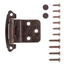 Door Hinges 3/8 Inch Inset Surface Face Frame Self-Close (2 Hinges/Per Pack) - Hickory Hardware - Load image into Gallery viewer, Door Hinges 3/8 Inch Inset Surface Face Frame Self-Close (2 Hinges/Per Pack) - Hickory Hardware -