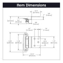 Door Hinges 3/8 Inch Inset Surface Face Frame Self-Close (2 Hinges/Per Pack) - Hickory Hardware - Load image into Gallery viewer, Door Hinges 3/8 Inch Inset Surface Face Frame Self-Close (2 Hinges/Per Pack) - Hickory Hardware -