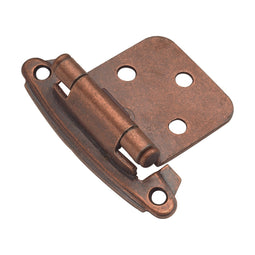 Cabinet Hinge Flush Surface Face Frame Self-Close (2 Hinges/Per Pack) - Hickory Hardware Cabinet Hinge Flush Surface Face Frame Self-Close (2 Hinges/Per Pack) - Hickory Hardware