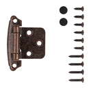 Cabinet Hinge Flush Surface Face Frame Self-Close (2 Hinges/Per Pack) - Hickory Hardware Load image into Gallery viewer, Cabinet Hinge Flush Surface Face Frame Self-Close (2 Hinges/Per Pack) - Hickory Hardware