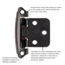 Cabinet Hinge Flush Surface Face Frame Self-Close (2 Hinges/Per Pack) - Hickory Hardware Load image into Gallery viewer, Cabinet Hinge Flush Surface Face Frame Self-Close (2 Hinges/Per Pack) - Hickory Hardware