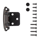 Cabinet Hinge Flush Surface Face Frame Self-Close (2 Hinges/Per Pack) - Hickory Hardware Load image into Gallery viewer, Cabinet Hinge Flush Surface Face Frame Self-Close (2 Hinges/Per Pack) - Hickory Hardware