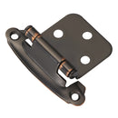 Cabinet Hinge Flush Surface Face Frame Self-Close (2 Hinges/Per Pack) - Hickory Hardware Load image into Gallery viewer, Cabinet Hinge Flush Surface Face Frame Self-Close (2 Hinges/Per Pack) - Hickory Hardware