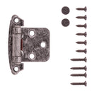 Cabinet Hinge Flush Surface Face Frame Self-Close (2 Hinges/Per Pack) - Hickory Hardware Load image into Gallery viewer, Cabinet Hinge Flush Surface Face Frame Self-Close (2 Hinges/Per Pack) - Hickory Hardware