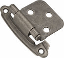 Cabinet Hinge Flush Surface Face Frame Self-Close (2 Hinges/Per Pack) - Hickory Hardware Load image into Gallery viewer, Cabinet Hinge Flush Surface Face Frame Self-Close (2 Hinges/Per Pack) - Hickory Hardware