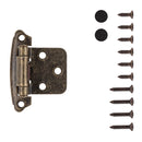 Cabinet Hinge Flush Surface Face Frame Self-Close (2 Hinges/Per Pack) - Hickory Hardware Load image into Gallery viewer, Cabinet Hinge Flush Surface Face Frame Self-Close (2 Hinges/Per Pack) - Hickory Hardware