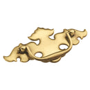 Backplate Pull - 3 Inch Center to Center in Lancaster Hand Polished - Hickory Hardware Load image into Gallery viewer, Backplate Pull - 3 Inch Center to Center in Lancaster Hand Polished - Hickory Hardware