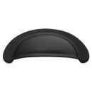 Cup Cabinet Pull - 2-3/4 Inch Center to Center in Matte Black - Hickory Hardware Load image into Gallery viewer, Cup Cabinet Pull - 2-3/4 Inch Center to Center in Matte Black - Hickory Hardware