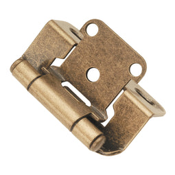 Door Hinge Semi-Concealed 1/2 Inch Overlay Face Frame Part Wrap Self-Close (2 Hinges/Per Pack) - Hickory Hardware Door Hinge Semi-Concealed 1/2 Inch Overlay Face Frame Part Wrap Self-Close (2 Hinges/Per Pack) - Hickory Hardware